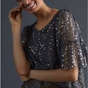 Maeve sequined blouse